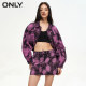 ONLY summer temperament versatile and comfortable retro old smudge high waist A-line short denim skirt for women