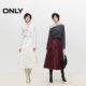 ONLY summer three-dimensional flower design sense fairy skirt high waist white A-line umbrella skirt mid-length skirt women