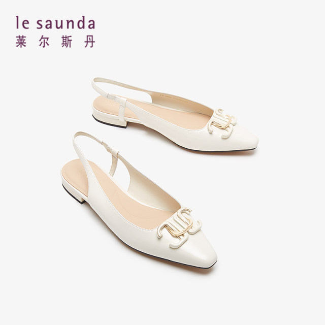 Lylesdan Shopping Mall Elegant Commuter Metal Boutique Square-toe Sandals Women's Shoes 5M18902