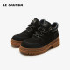 Laersdan shopping mall same style round toe thick-soled Martin snow plus velvet rhubarb boots for women 4T39801V
