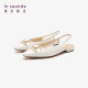 Lylesdan Shopping Mall Elegant Commuter Metal Boutique Square-toe Sandals Women's Shoes 5M18902