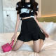 2025 summer large size fat mm ruffled skirt women's high waist anti-exposure fish tail short skirt A-line hip skirt trendy