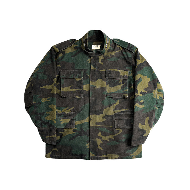
PMW Wu Yuheng same retro washing and old coat M65 camouflage jacket men's loose work jacket