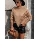 2023 Autumn and Winter Amazon New European and American Clothing Loose Tassel Sweaters Knitwear Turtleneck Sweaters for Women