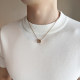 Trending short -sleeved sweater men's solid color knitwear slim bottoming shirt stands up and collar half -sleeved coat T -shirt and half -high collar shirt
