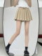 Low -waist college wind band bow pleated skirt miu is a girl sweet girl anti -walking half -body mini skirt
