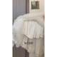 2025 autumn and winter new Korean style fashion heavy industry elastic waist lace ear skirt women's sweet super fairy skirt
