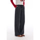 Fairy pocket retro lattice casual plus velvet pants 2024 winter new laziness and relaxation pants
