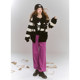 Fairy pocket white plus velvet sports casual pants female 2024 winter new loose and skinny pants