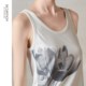
EXCEPTION Exception Women's Clothing 2025 Autumn New Printed U-neck Design Vest Slingless Top for Women