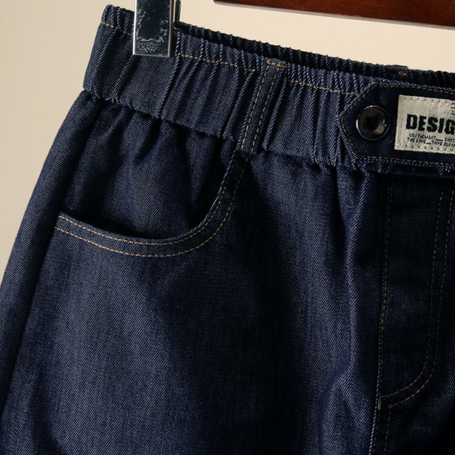 
Denim skirt for women in summer thin 2025 new loose a-line midi skirt elastic high waist elastic hip-pack skirt