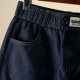 
Denim skirt for women in summer thin 2025 new loose a-line midi skirt elastic high waist elastic hip-pack skirt