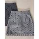 Sweet atmosphere bow skirt for women new autumn and winter thick wool A-line skirt high-waisted hip short skirt
