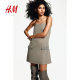 
HM women's dress summer elegant temperament A-line mini strapless skirt 1259694