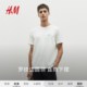 HM men's and women's T-shirts summer heavy sports round neck COOLMAX cool printed short-sleeved top 1216501
