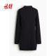 HM women's dress summer turtleneck slim and fashionable casual slim tight short skirt 1234799
