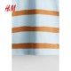 HM children's clothing boys T-shirt summer round neck short sleeve cute cartoon printed children's base shirt top 1216652
