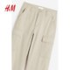 HM women's pants summer fashion simple loose long straight work pants 1195329
