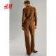 HM summer women's clothing fashion casual casual wrinkle trousers 1274428