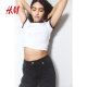 HM Women's Jeans 2025 Summer New Straight-Line Casual Simple High Waist Ankle Jeans 1260935
