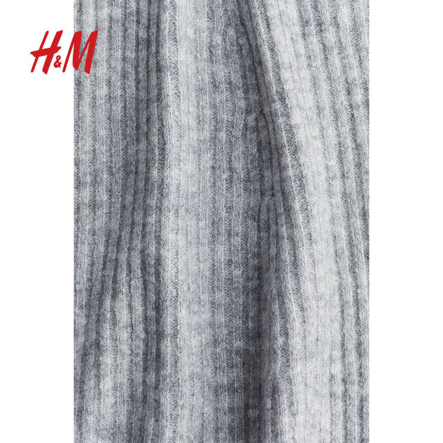 HM women's skirt summer slim rib knitted A-line mini skirt 1259491
