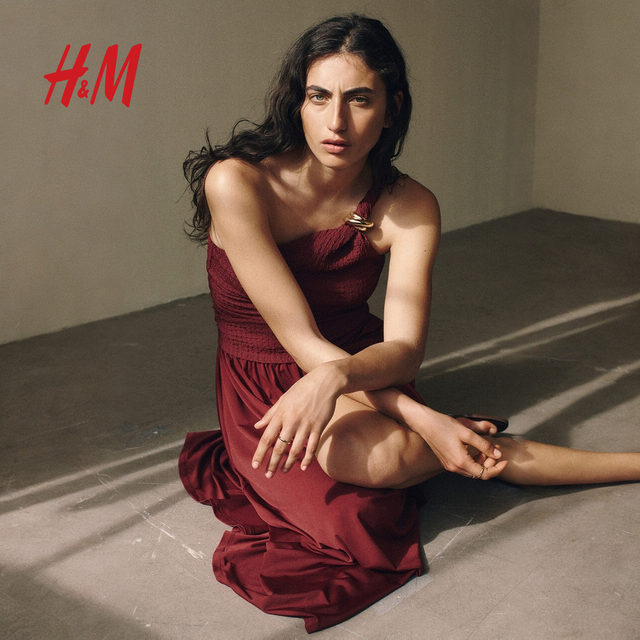 
HM Women's 2025 Autumn New Vest Sling One-Shoulder Top 1293575