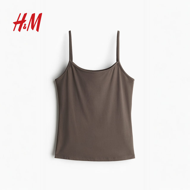 
HM women's vest suspender autumn comfortable slim soft fine fiber suspender shirt 1219178