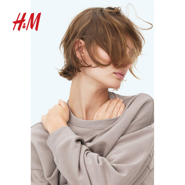 HM 2025 summer new women's sports and casual sweatshirt 1284990
