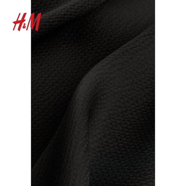 HM women's skirt summer satin low waist elastic straight half-length skirt1225202
