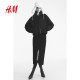 HM women's short jacket summer comfortable and fashionable cotton-pinching bomber jacket 1200163
