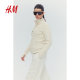 HM Women's Sports Jacket 2025 Summer New Stand Collar Warm Running Fitness Long Sleeve Jacket 1258747
