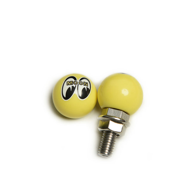 mooneyes retro motorcycle modification universal license plate frame screws air nozzle cap license plate frame cc110