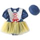 Children's swimsuit girls ins infant baby cute snow white gauze skirt swimsuit little girl swimsuit