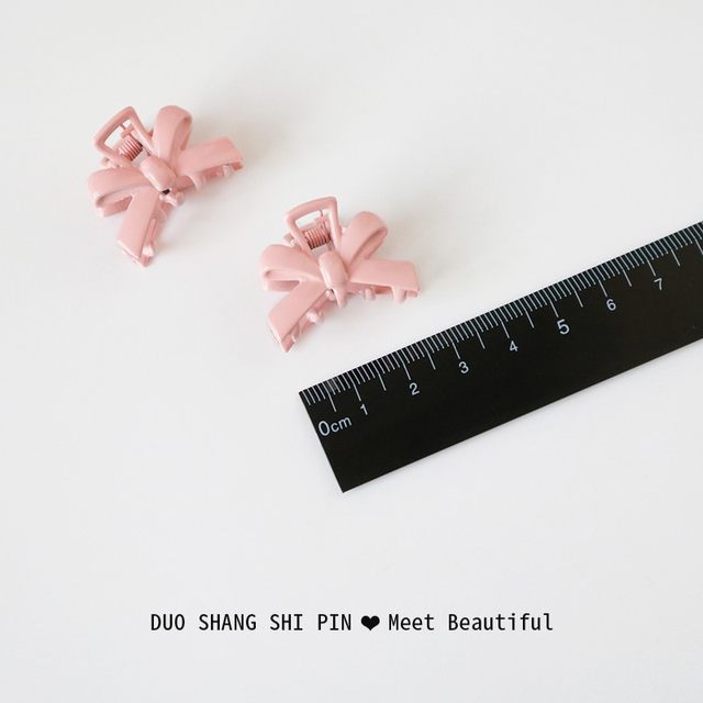 Soft sister princess hair clip female candy color fresh grabbing front forehead bangs clip card bow and clip headdress
