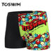 TOSWIM children's swimming trunks, boys' boxers, professional swimming trunks, teenagers, big children's shorts, swimsuits, swimsuits
