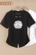 2025 new summer new Chinese short-sleeved T-shirt for women with embroidered round neck slim Chinese style large size loose slim top
