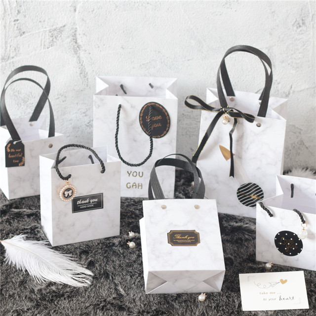 ins style marble bracelet earring necklace box jewelry storage box jewelry box ring packaging small exquisite box