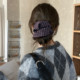 
Rich autumn and winter! Retro woolen plaid large intestine hair rope women's low ponytail hair rubber band headband hair tie hair accessories