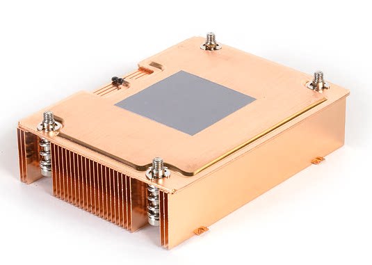 Zhengjiu 2011 2066 rectangular 1U itx ultra-thin pure copper heat sink ...