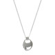 Sugar Cube Fashionable and high-end heavy industry metal silver sweater chain casual simple stacked niche long necklace