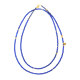 Lapis Lazuli Bracelet Crystal Lapis Lazuli Necklace Women's Clavicle Chain Very Thin 1mm Necklace Bracelet Ring Ring White