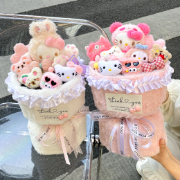 Valentine's Day creative kt cat doll bouquet cartoon flowers creative cute practical girlfriend birthday gift