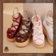 
Spot | Sponge cake Tatamodo original thick-soled shoes lolita shoes Japanese bow round head single shoes