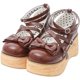 
Spot | Sponge cake Tatamodo original thick-soled shoes lolita shoes Japanese bow round head single shoes