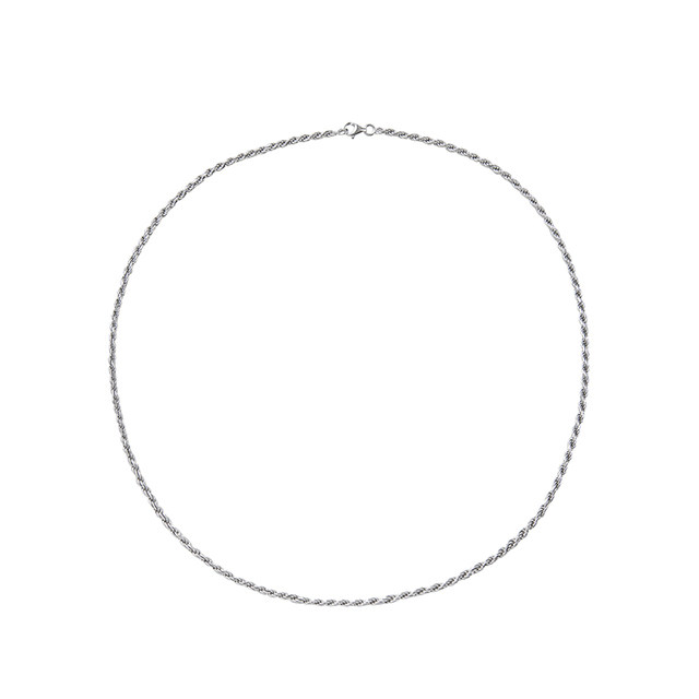 NFF hip-hop light luxury niche titanium steel necklace men ins cold style minimalist European and American street collarbone chain trendy twisted chain