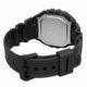 Casio watch female CASIO W-218H-1B black reverse display sports student waterproof small square electronic watch