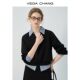 Fashionable two-piece set for women 2025 autumn new style splicing design high-end fashionable suit