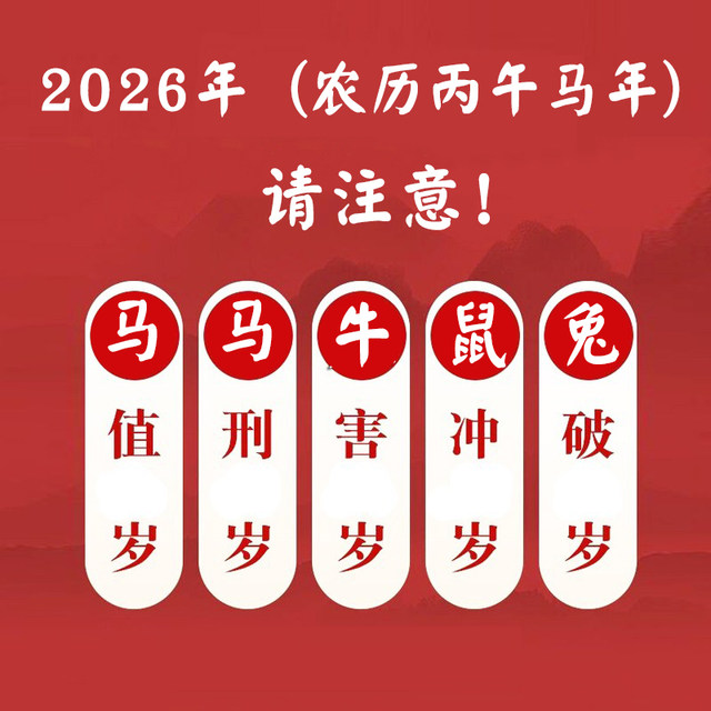 2026 Horse Year Guardian Red String Bracelet Women's Bracelet Zodiac Year Men's Handmade Rat Ox Rabbit Amulet