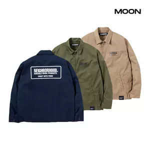 MOON現貨Neighborhood ZIP WORK JACKET 直拉鍊工作Logo夾克23SS-Taobao