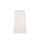Skirt woolen zipper slit hip midi skirt fashionable casual style